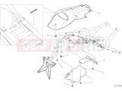 DUCATI DesertX REAR MUDGUARD