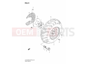 SUZUKI LT-F400F K9 (2009) (P28/P33) FRONT WHEEL
