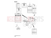 SUZUKI LT-F400F K9 (2009) (P28/P33) LABEL