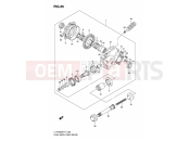SUZUKI LT-F400 K9 (2009) (P17) FINAL BEVEL GEAR (REAR)