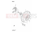 SUZUKI LT-F400 K9 (2009) (P17) FRONT WHEEL