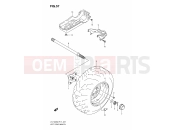 SUZUKI LT-F400 K9 (2009) (P17) LEFT REAR WHEEL