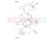 SUZUKI LT-F400 K9 (2009) (P17) MUFFLER