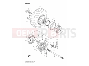SUZUKI LT-F400 K9 (2009) (P28/P33) RIGHT REAR WHEEL