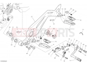 DUCATI Monster Plus FOOTRESTS, LEFT