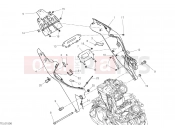 DUCATI Monster Plus REAR FRAME COMP.