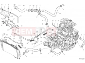 DUCATI Monster COOLING CIRCUIT