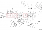 DUCATI Monster FOOTRESTS, RIGHT