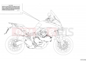 DUCATI Multistrada V2 LABEL, WARNING [XST:TWN]