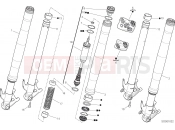 DUCATI 2023 Panigale V2 FRONT FORK