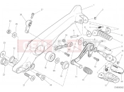 DUCATI Scrambler 1100 Dark Pro FOOTRESTS, LEFT