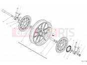 DUCATI Scrambler 1100 Dark Pro FRONT WHEEL