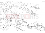 DUCATI Supersport 950 FOOTRESTS, LEFT