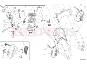 DUCATI XDiavel S FRONT BRAKE SYSTEM