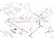 DUCATI XDiavel Dark FOOTRESTS, LEFT