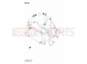 SUZUKI LT-Z400 K9 (2009) (E19) RADIATOR HOSE