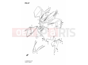 SUZUKI LT-Z400 K9 (2009) (E19) FRONT FENDER (LT-Z400/K9)