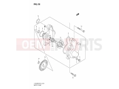 SUZUKI LT-Z400 K9 (2009) (E19) WATER PUMP
