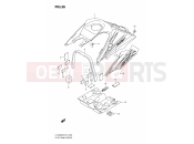 SUZUKI LT-Z400Z K9 (2009) (E19) FUEL TANK COVER (MODEL K9)