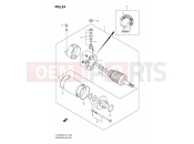 SUZUKI LT-Z400Z K9 (2009) (E19) STARTING MOTOR (MODEL K9)
