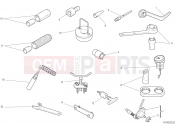DUCATI Diavel Titanium WORKSHOP SERVICE TOOLS [MOD:DVLR]