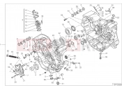 DUCATI Hypermotard 950 SP HALF-CRANKCASES PAIR [MOD:HYM950SP]