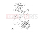 YAMAHA YFM 350 Wolverine YFM350FW-X YFM35FXG WOLVERINE 350 4KB2 1995 CRANKCASE COVER 1