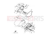 YAMAHA YFM 350 Wolverine YFM350FW-X YFM35FXG WOLVERINE 350 4KB2 1995 CRANKCASE COVER 2