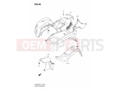 SUZUKI LT-F250 L0 (2010) (E17) FRONT FENDER