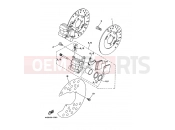 YAMAHA YFM 350 Wolverine YFM350FW-X YFM35FXG WOLVERINE 350 4KB2 1995 FRONT BRAKE CALIPER