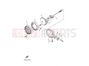YAMAHA YFM 350 Wolverine YFM350FW-X YFM35FXG WOLVERINE 350 4KB2 1995 HEADLIGHT