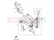 YAMAHA YFM 350 Wolverine YFM350FW-X YFM35FXG WOLVERINE 350 4KB2 1995 HANDLE SWITCH & LEVER