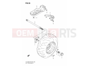 SUZUKI LT-F400 L0 (2010) (P28/P33) LEFT REAR WHEEL
