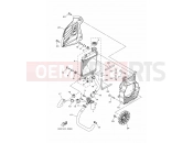 YAMAHA Tricity 125 TRICITY 125 MWS125-C (BU5G) 2020 RADIATOR & HOSE