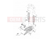 YAMAHA Tricity 125 TRICITY 125 MWS125-C (BU5G) 2020 REAR ARM & SUSPENSION