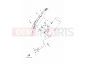 YAMAHA Tricity 125 TRICITY 125 MWS125-C (BU5G) 2020 EXHAUST