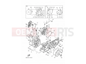 YAMAHA Tricity 125 TRICITY 125 MWS125-C (BU5G) 2020 CRANKCASE