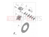 YAMAHA YZF-R6 YZF-R6 YZF600 (BN6P) 2020 REAR BRAKE CALIPER