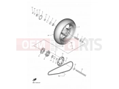 YAMAHA YZF-R6 YZF-R6 YZF600 (BN6P) 2020 REAR WHEEL