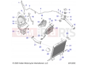 INDIAN 2021 CHALLENGER LIMITED (R07) (N21LCARR) ENGINE » ENGINE, COOLING ASM. - ALL OPTIONS (201220C)