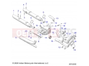 INDIAN CHALLENGER STANDARD (R03) (N21LCBRR) ENGINE | ENGINE, EXHAUST - N21LCBRR ALL OPTIONS (201223C)
