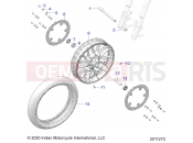 INDIAN 2021 CHALLENGER STANDARD (R03) (N21LCBRR) WHEEL » WHEEL, FRONT - ALL OPTIONS (201227C)