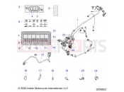 INDIAN CHIEFTAIN STANDARD 116 (R02) (N21TCBBB) ELECTRICAL | ELECTRICAL, WIRE HARNESS - N21TCBBB ALL OPTIONS (200982C)