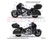 INDIAN 2021 ROADMASTER (R02) (N21TRABB) BODY » BODY, EMBLEMS/DECALS - ALL OPTIONS (900183)