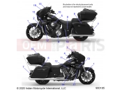 INDIAN 2021 ROADMASTER DARK HORSE (R01) (N21TKDBB) BODY » BODY, EMBLEMS/DECALS - ALL OPTIONS (900185)