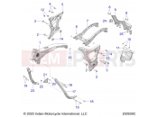 INDIAN 2021 ROADMASTER DARK HORSE (R01) (N21TKDBB) CHASSIS » CHASSIS, FRAME ASM. - ALL OPTIONS (200939C)