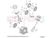 INDIAN 2021 ROADMASTER LIMITED (R02) (N21TKABB) ENGINE | ENGINE, PISTON and CRANKSHAFT - N21TKABB ALL OPTIONS (200968C)
