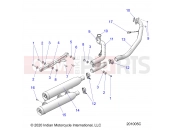 INDIAN SCOUT 1200 ALL OPTIONS (R02) - N21MSA00/MSB00 ENGINE | ENGINE, EXHAUST ASM. - N21MSA00/MSB00 (INTL ONLY) (201005C)