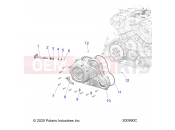 INDIAN 2021 SCOUT SIXTY ALL OPTIONS (R03) - N21MSA11/MSB11 ENGINE | ENGINE, COVER ASM., PRIMARY DRIVE - N21MSA11/MSB11 ALL OPTIONS (200990C)