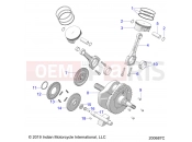 INDIAN 2022 CHALLENGER LIMITED (R02) (N22LCARR) ENGINE | ENGINE, PISTON and CRANKSHAFT - N22LCARR ALL OPTIONS (200687C)